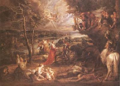 Peter Paul Rubens Landscape with St George (mk25) Spain oil painting art